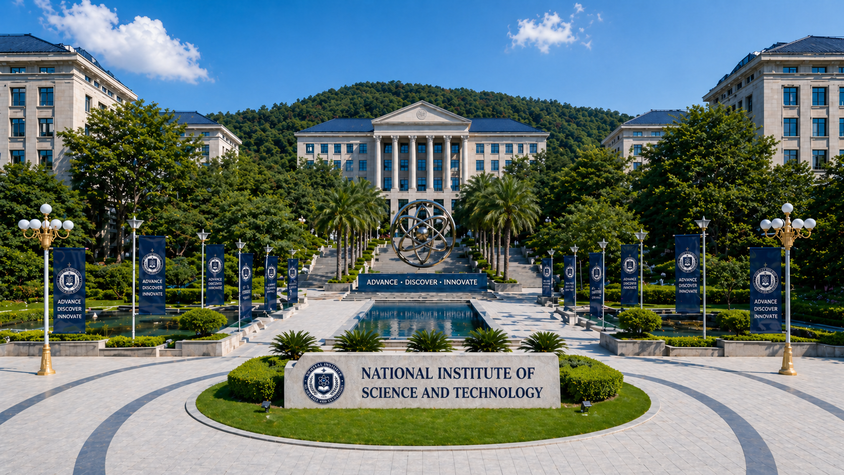 NIST Grand Campus Entrance